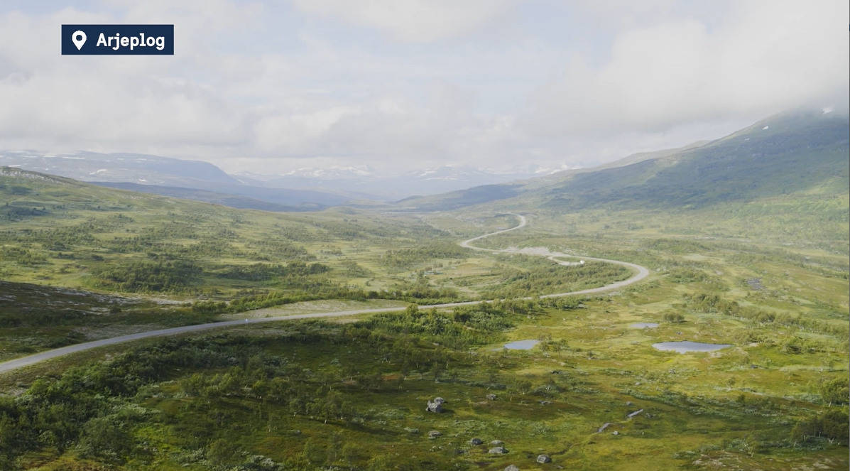 A view over Arjeplog landscape