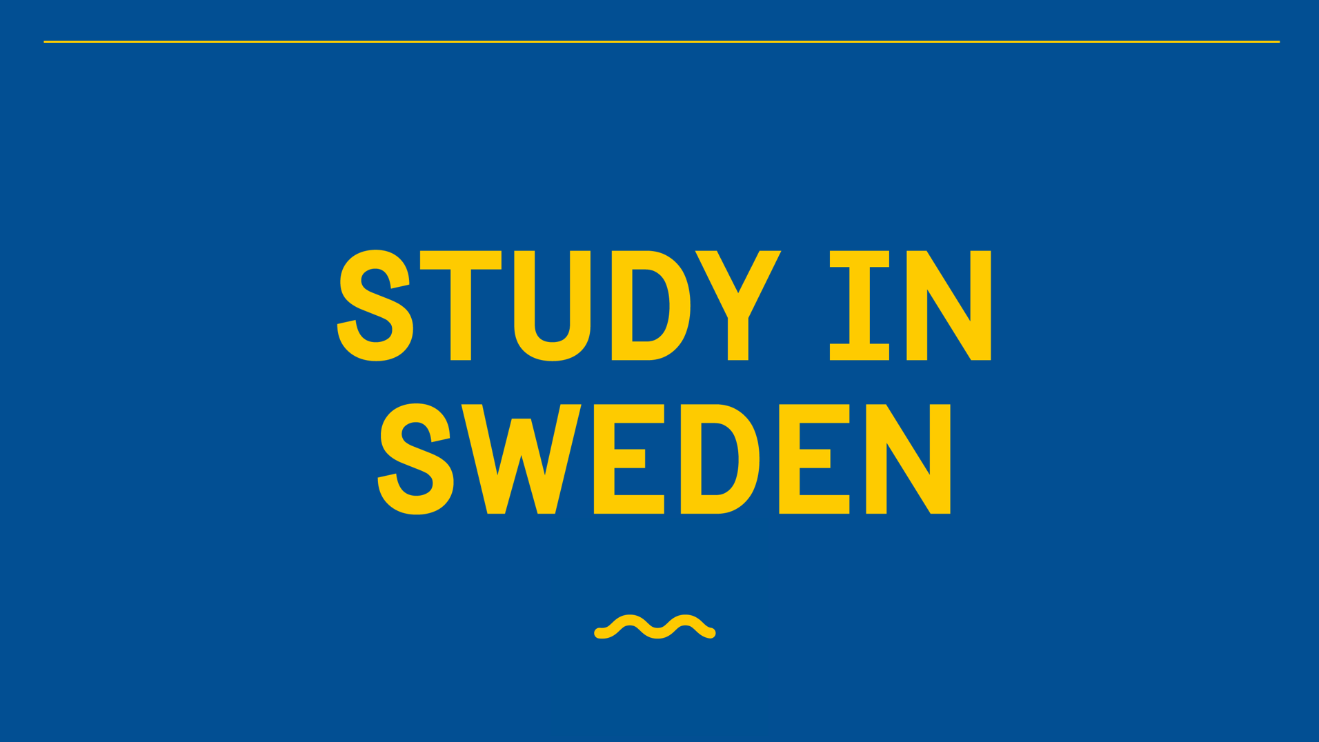 Study in Sweden