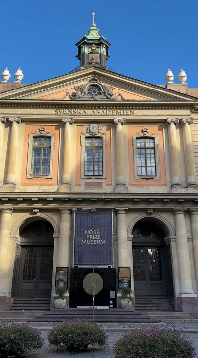 Nobel museum entrance in Old Town.