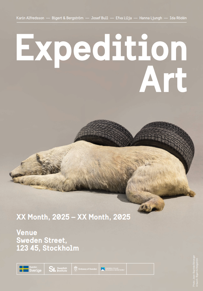 Example of a poster promoting Expedition Art