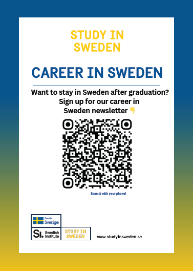 Career in Sweden QR code